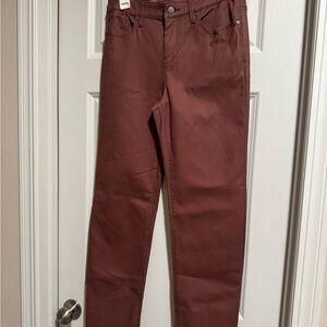 Chico's Straight Leg Jeans in Deep Brown